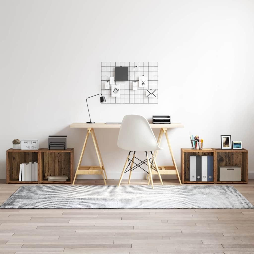 Maison Exclusive - TV-Schrankset 4 pcs Altholz 37 x 35 x 37,5 cm Holzwerkstoff