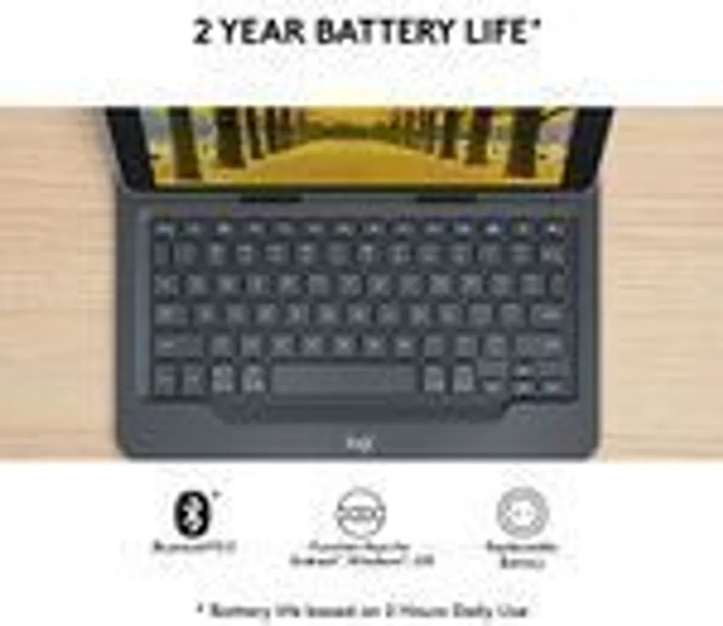 Logitech Universal Clavier et étui : protégez et tapez plus vite sur tablette - 16