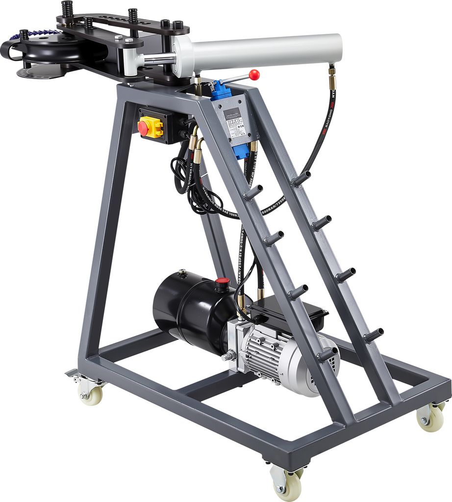 SucceBuy Elektrische Rohrbiegemaschine – 750 W, 6 l Hydraulikzylinder-Rohrbieger
