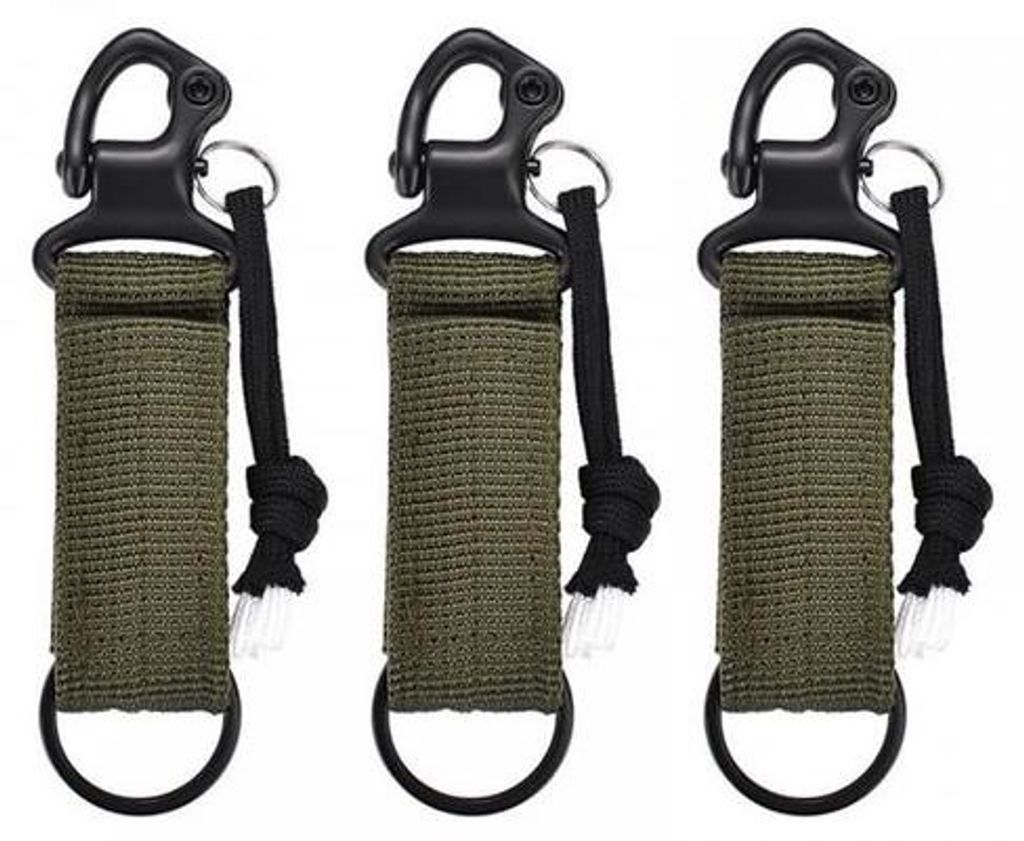 Taktische MOLLE-Haken - Verstelbare Riem- und MOLLE-Taschenhalter - Schwarz - Metall