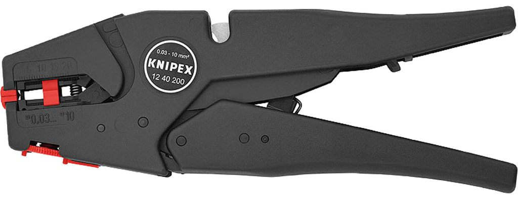 Knipex 12 40 200, Schutzisolierung, 202 g, Schwarz Produktbild 