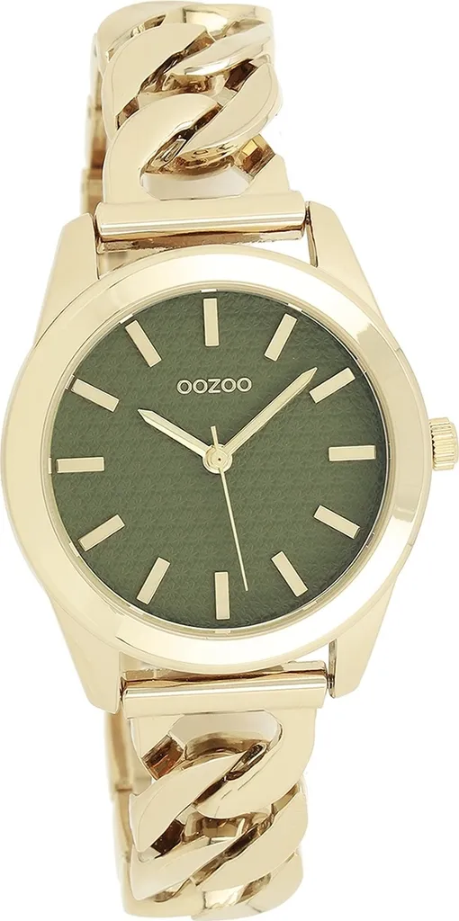 Oozoo orologio da donna in metallo orologio analogico al quarzo bracciale oro Timepieces D2UOC11421