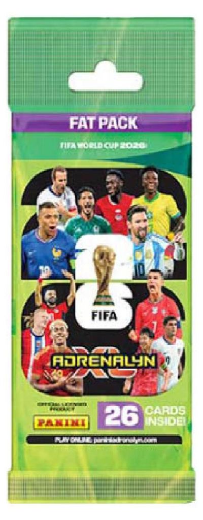 2026 FIFA World Cup Adrenalyn XL Fat Pack Booster