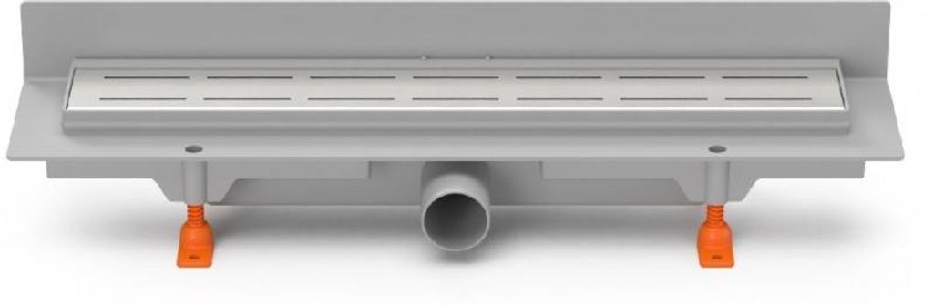Chud?j Bodenablauf zur Wand 450 mm, seitlich D40, Ablaufmatte CH 450 L 3