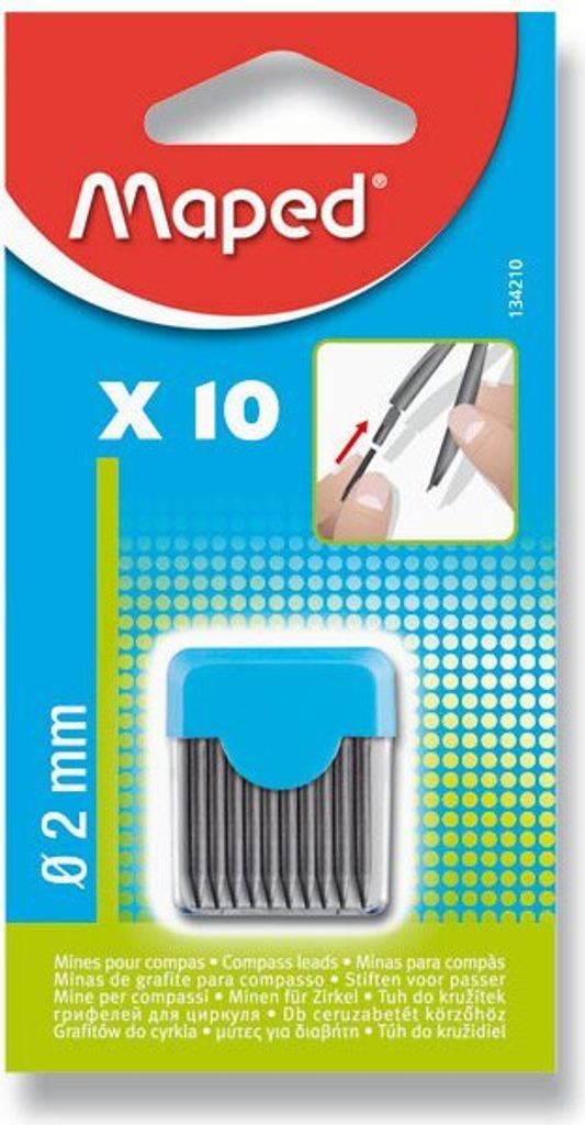 Maped 134210, Lead refill, Plastik Zdjęcie produktu 