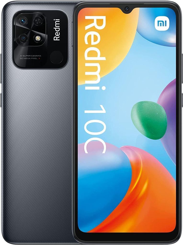 Xiaomi Redmi 10C 3GB+64GB graphite gray Produktbild 