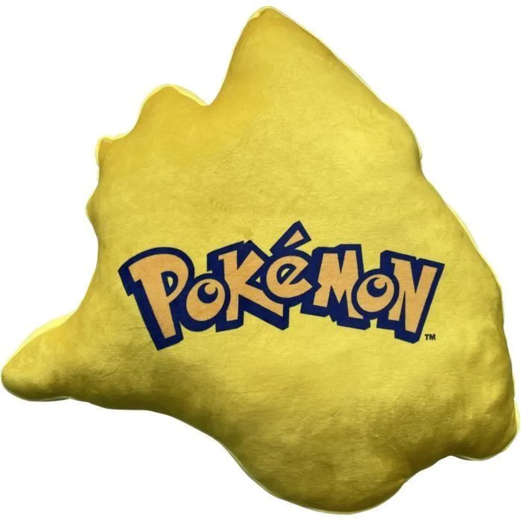 Coussin Premium 3D Pokémon Pikachu couché en Microfibre de 50 cm