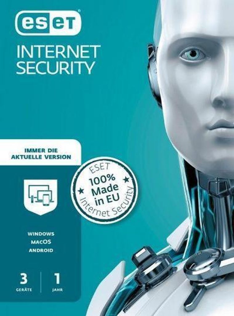 ESET Internet Security  3 User (Code in a Box) Produktbild 1