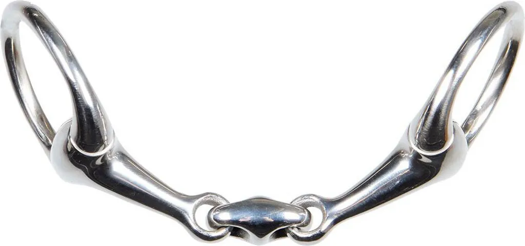 Mors poney Harry's Horse 10.5 cm argenté : stop aux pincements de bouche
