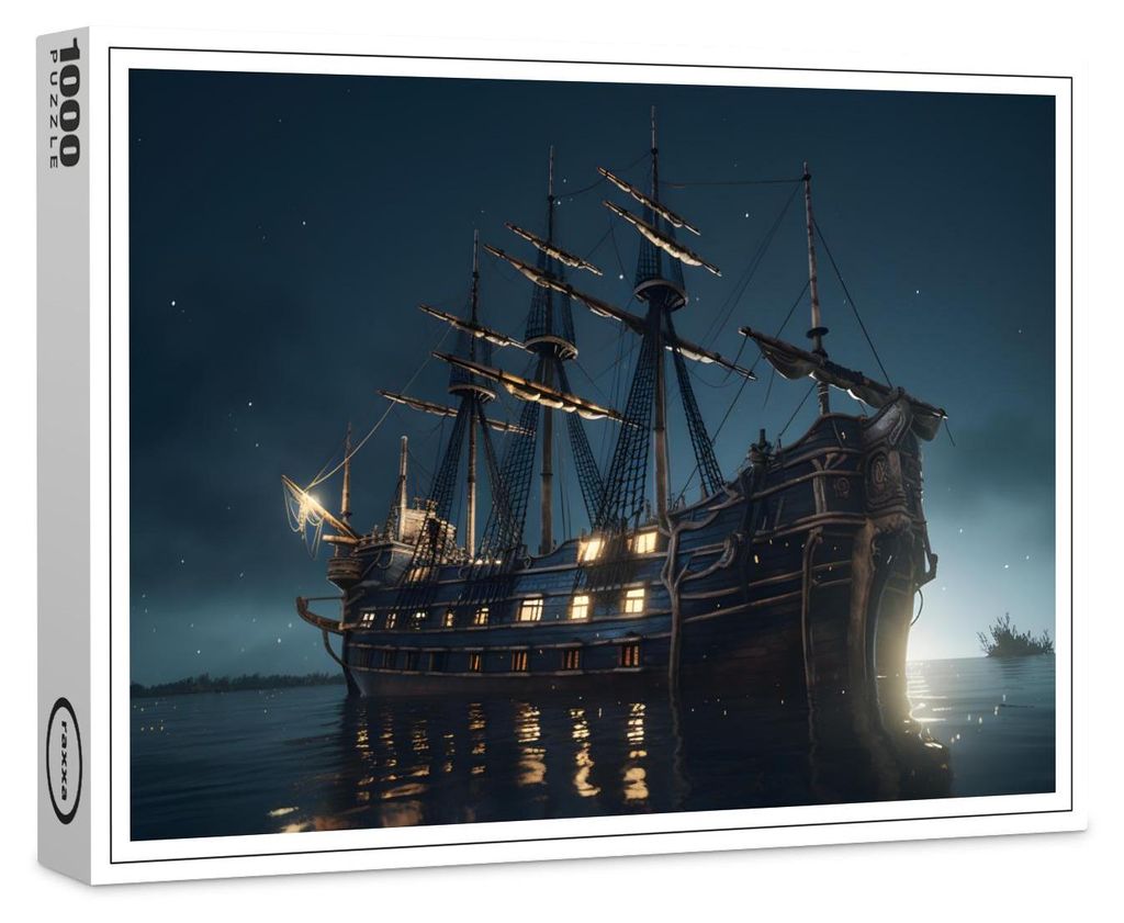 raxxa Premium-Puzzle "Night Time", 1000 Teile