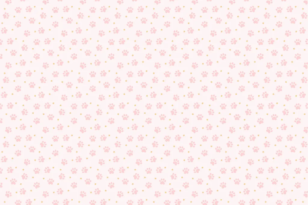 Tovaglia di Carta 180x120cm Zampe Rosa Chiaro | Festa Cuccioli e Bimbi