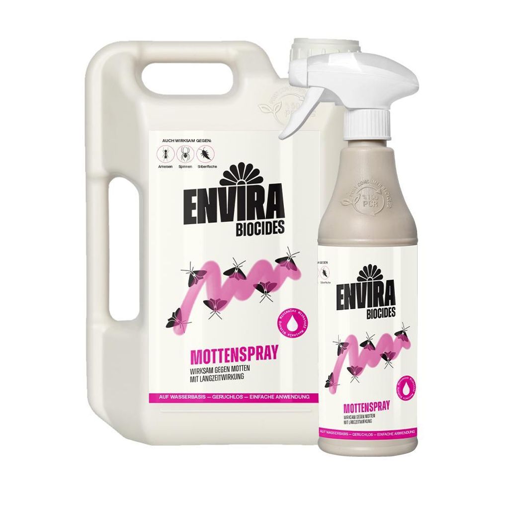 Envira Motten Abwehrspray im Nachfüllpack 2L+500ml Produktbild 