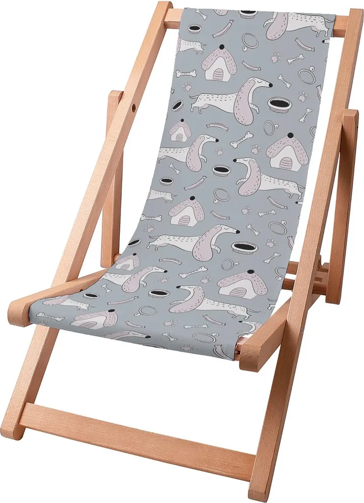 Sedia Sdraio Pieghevole Dreamroots per Bambini - Legno 130kg