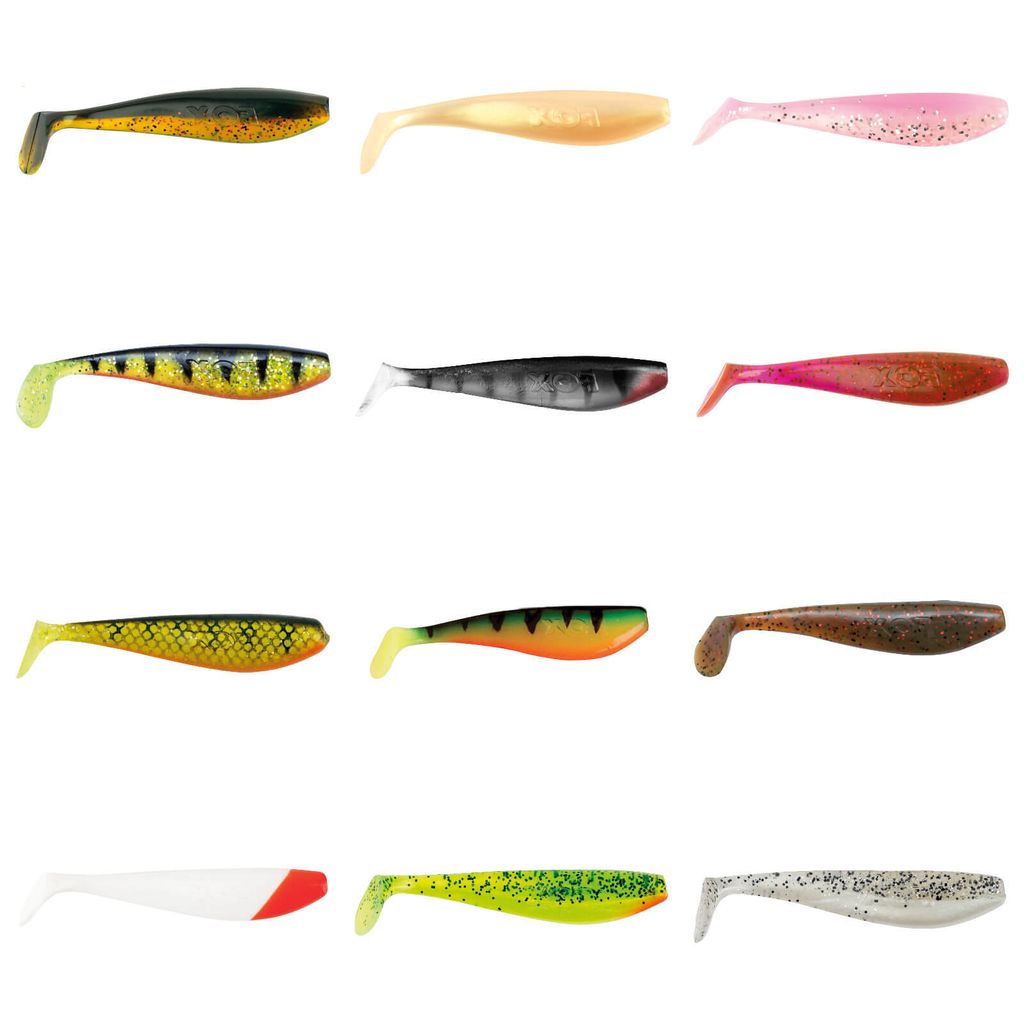 Fox Rage Ultra UV Zander Pro Shads | 12cm - Firetiger