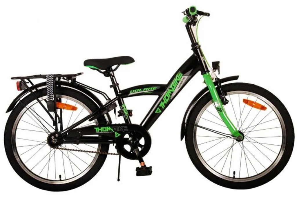 Vélo enfant Volare Thombike 20 pouces pour garçons - Coloris Noir Vert