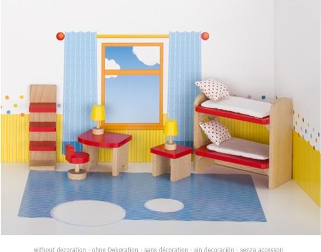 Goki 51719, Puppenhaus-Schlafzimmer, 3 Jahr(e) Produktbild 