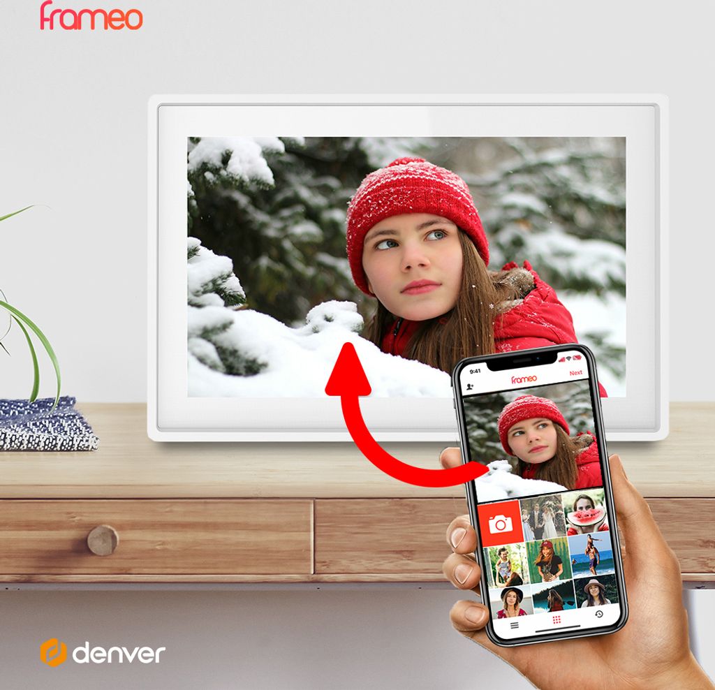 Denver Frameo PFF-1021 bílá 25,4 cm (10,1 ) 16 GB Obrázek produktu 17