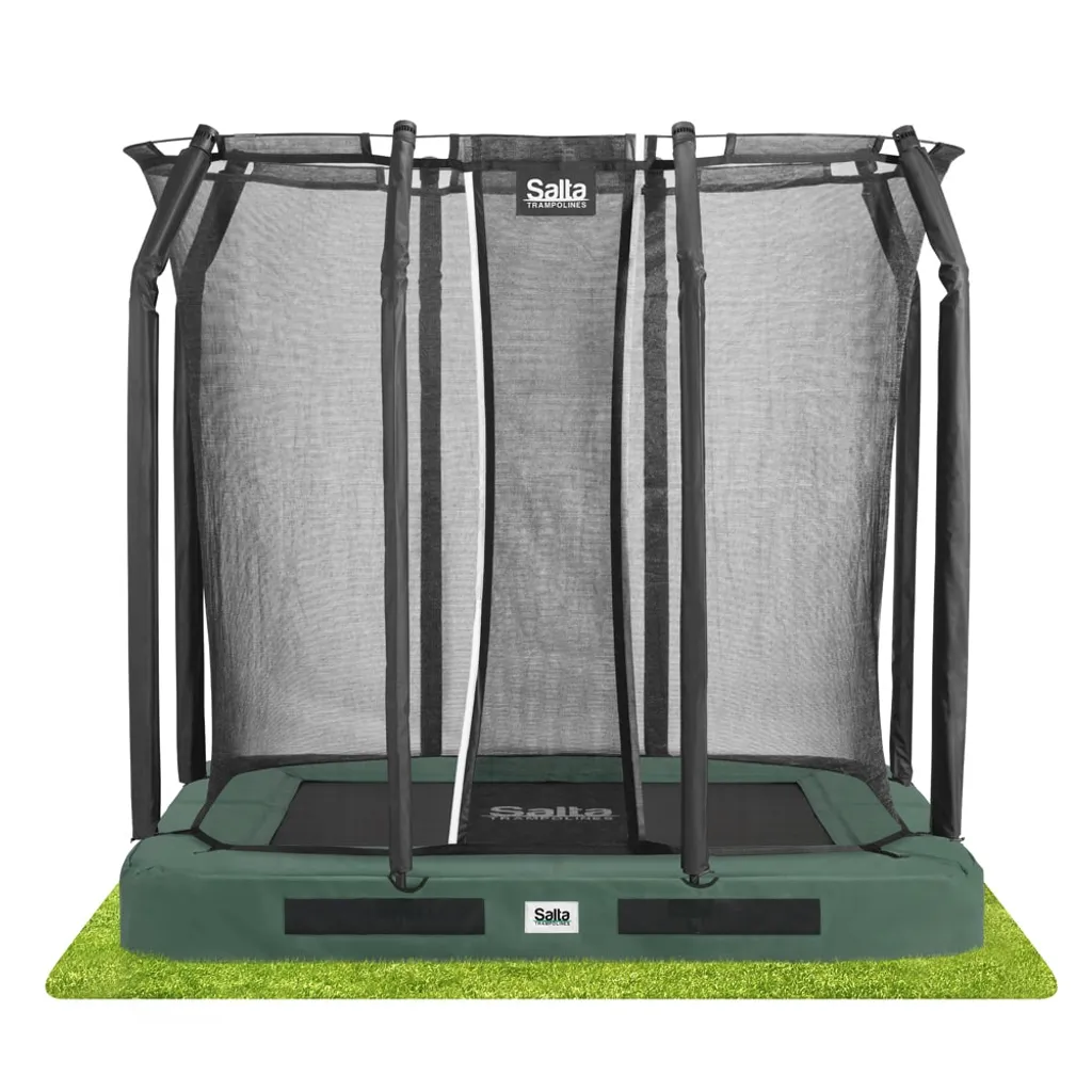 Fini l'encombrement avec le Trampoline Salta Premium Ground Enterré Vert - 4