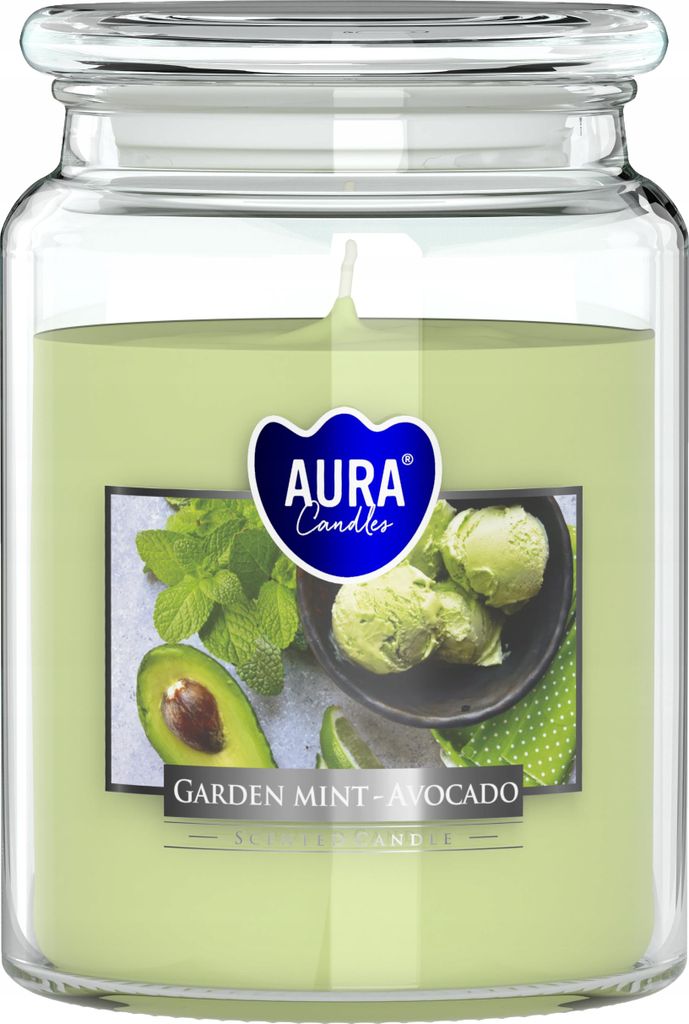 Große Duftkerze im Glas MINT AVOCADO Produktbild 