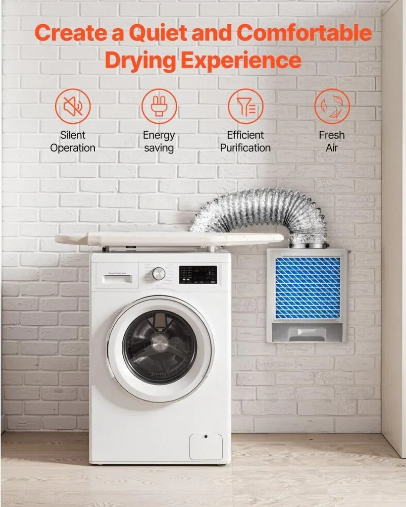 Kit Évacuation Sèche-Linge Intérieur sans Sortie Murale Tiroir à Eau - 6