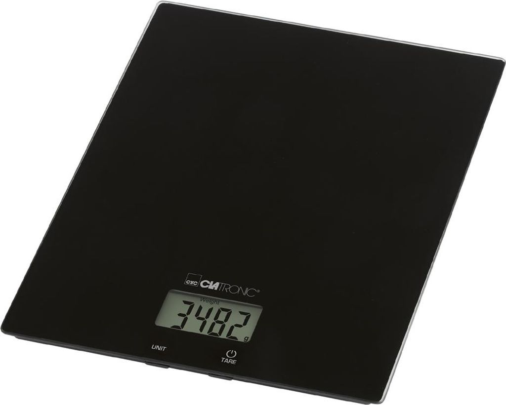Balance de cuisine en verre Noir Clatronic  KW3820-Noir Image du produit 