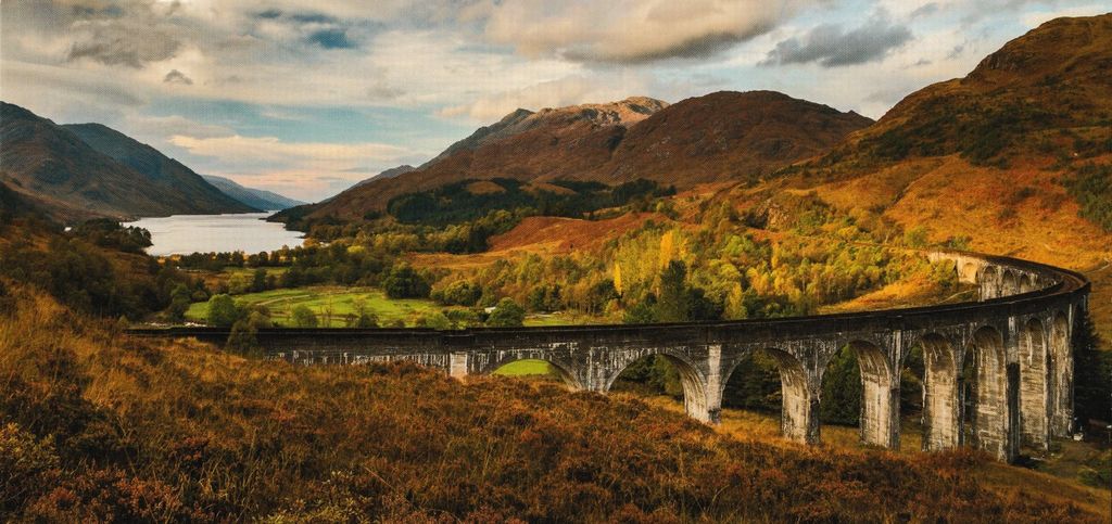 GEO-Postkarte XXL "Glenfinnan-Viadukt"