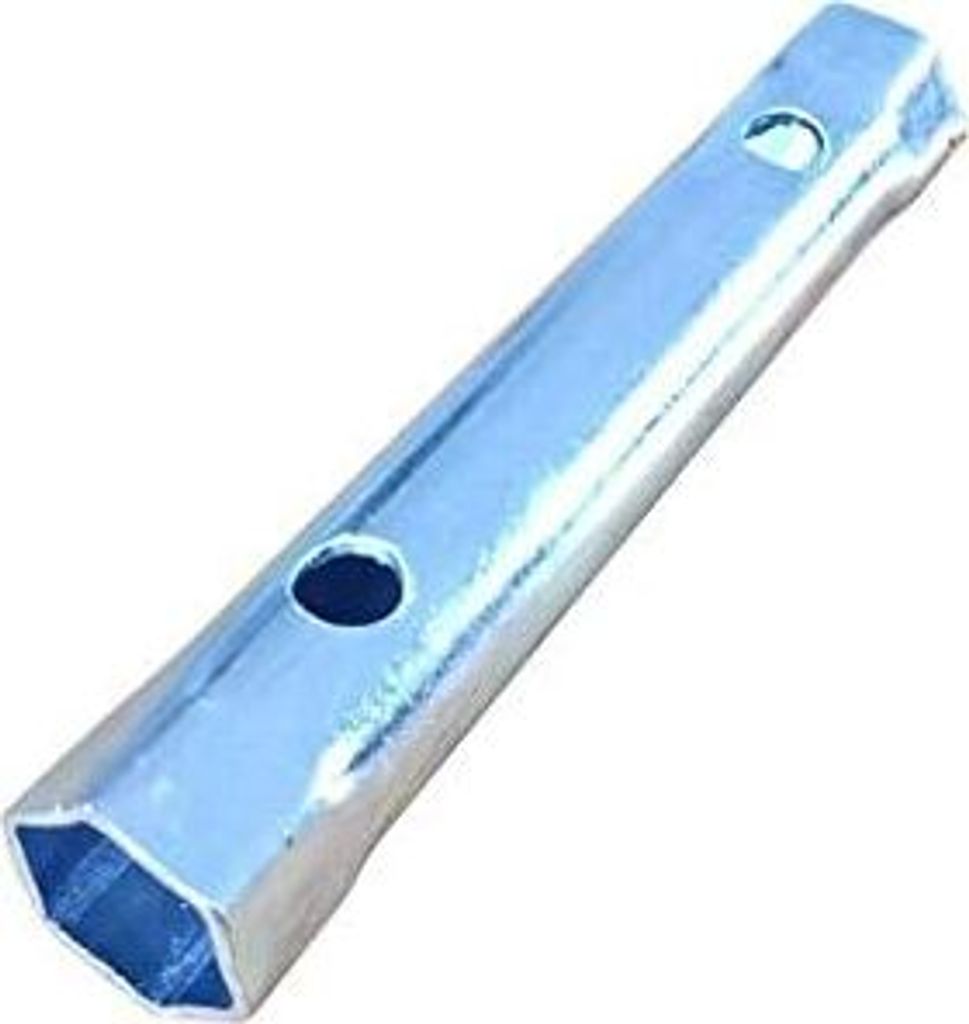 Metrischer Wasserhahn-Rohrschlüssel aus Metall, einteilige Gegenmutter, 34–40 mm, extra lang, für Schlauchventile (1 Stk.)