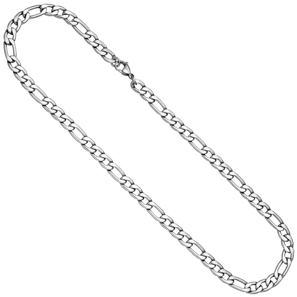 7,4mm Figarokette Kette Halskette Halsschmuck aus Edelstahl Produktbild 