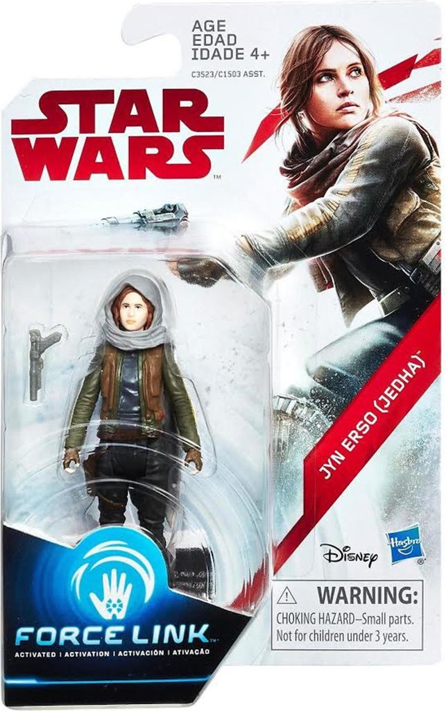 Hasbro Star Wars Episode 8 FORCE LINK Jyn Erso Jedha Figur mit Zubehör