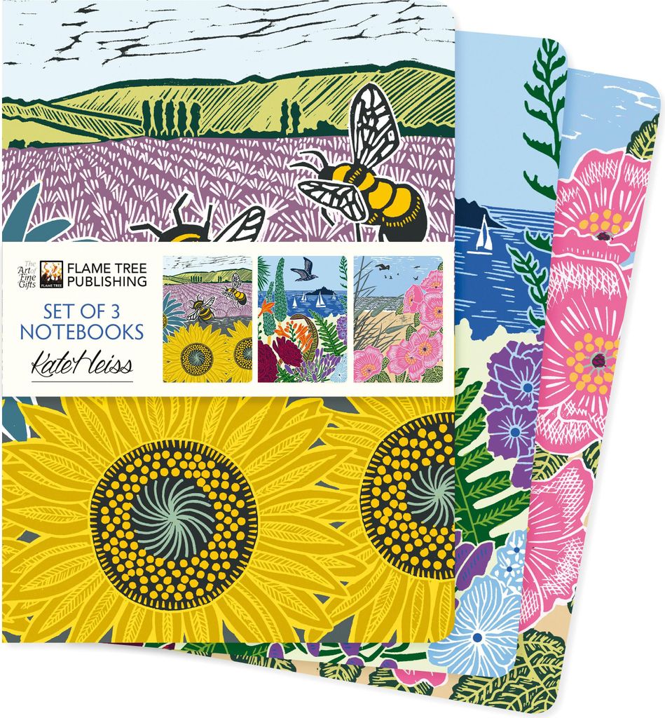 Kate Heiss Set of 3 Standard Notebooks