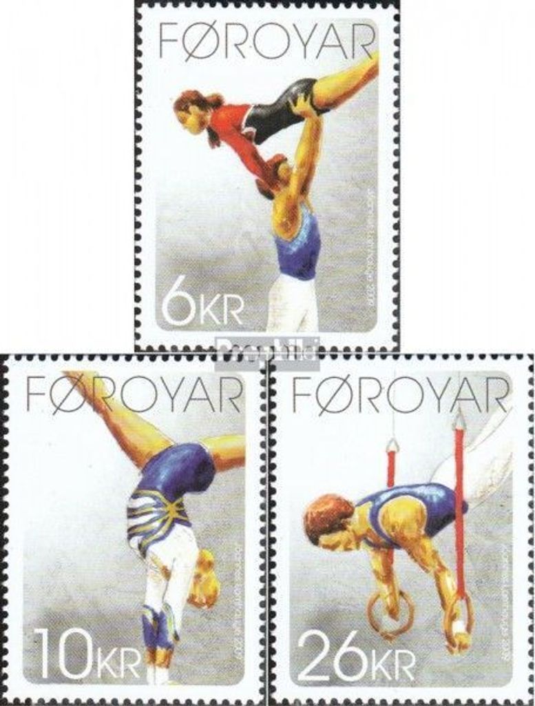 Briefmarken Dänemark - Färöer 2009 Mi 677-679 (kompl.Ausg.) Produktbild 