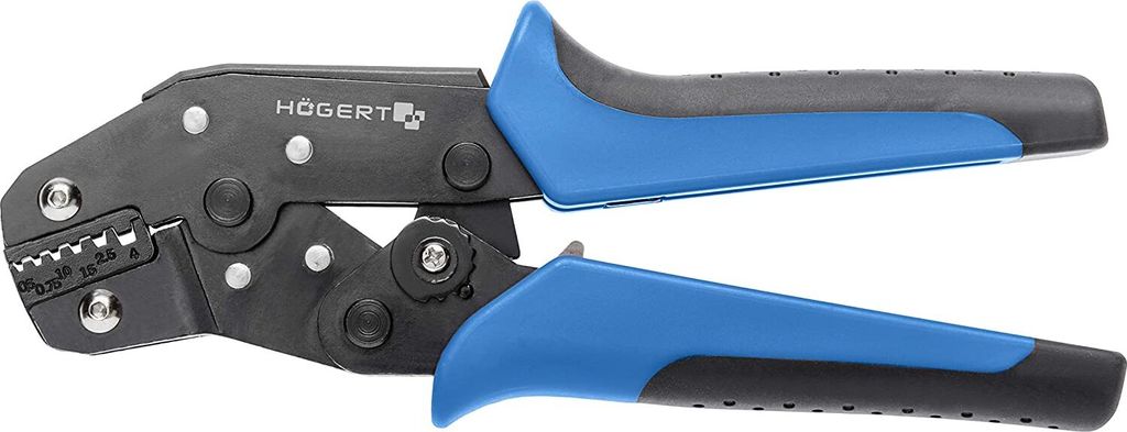 Högert Technik Crimpzange für dünnwandige Kabelschuhe 0.5-4.0 mm2, HT1P161