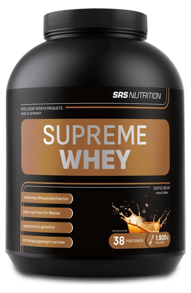 SRS Supreme Whey - 1900g - Dose Coffee Decaf