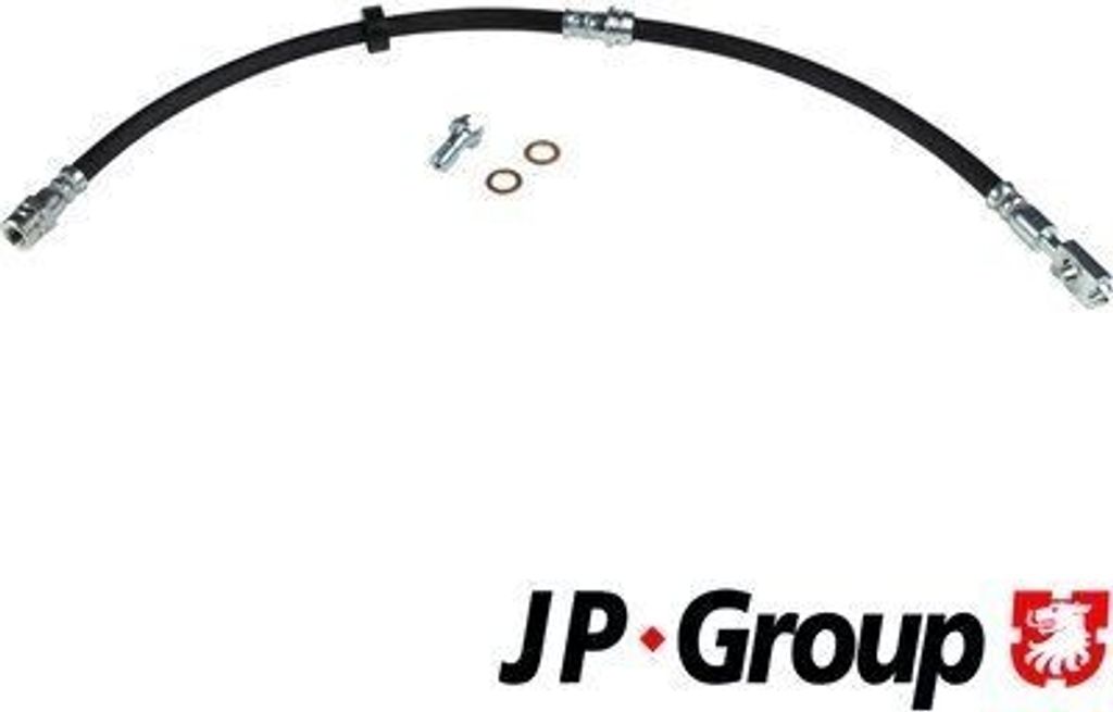 JP GROUP 1161604700 Bremsschlauch Vorne für VW SHARAN (7N1, 7N2) für SEAT Alhambra (710, 711)