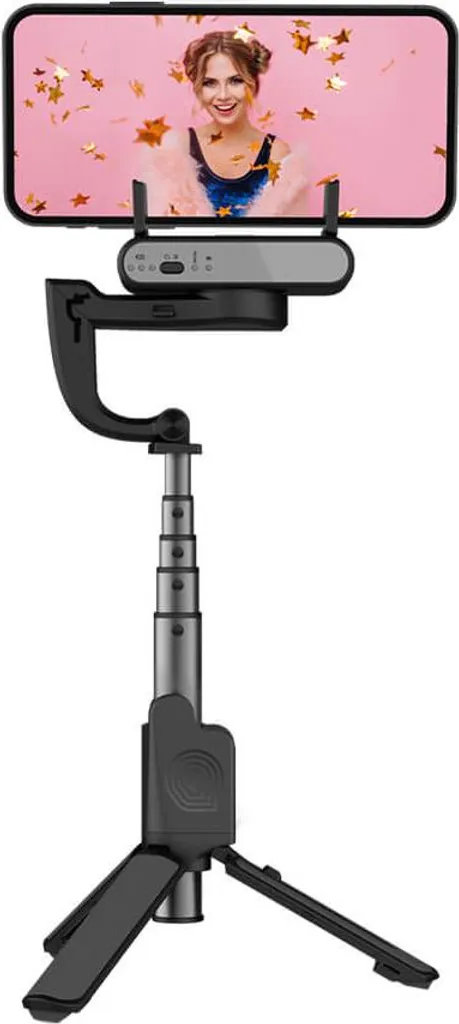 Hohem iSteady Q Nero: Stabilizzatore Smartphone 4-in-1 e Gimbal Desktop - 5