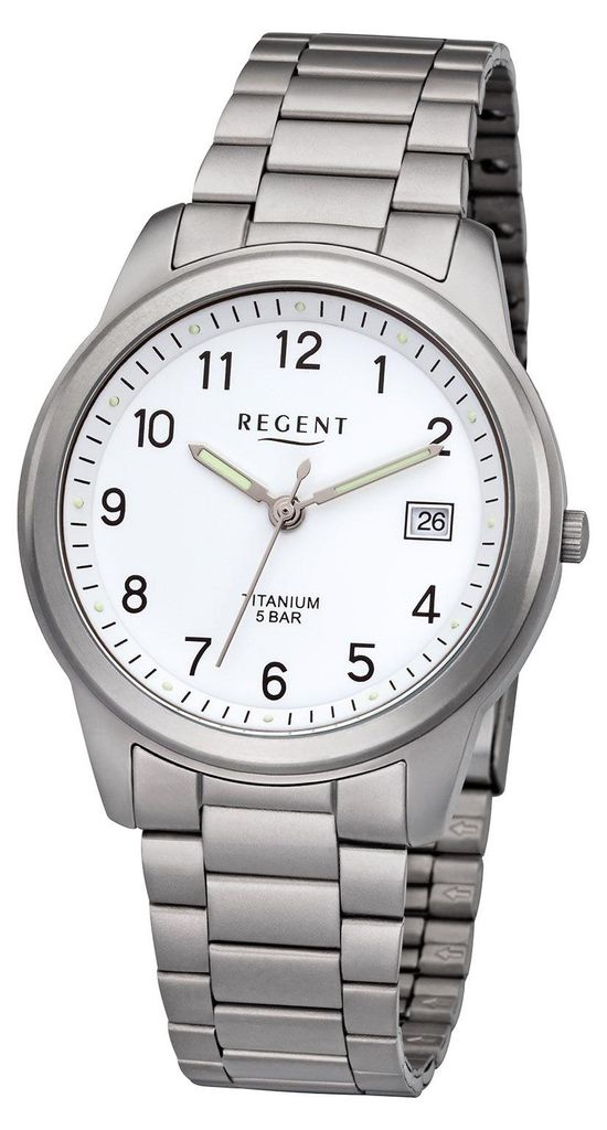 Regent Herren Armbanduhr 1197.90.99 F-208 Titanium Produktbild 