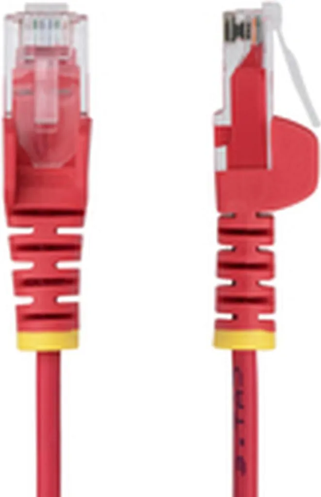 Câble Ethernet Cat6 Blindé FTP Rouge de 7m avec Protection Snagless