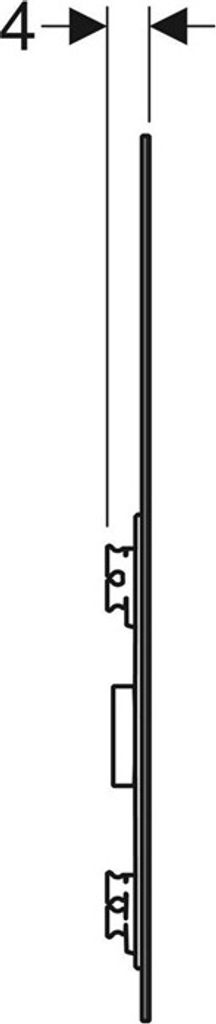 Geberit Schiebetür verspiegelt, linksöffnend, 154.294.00.1