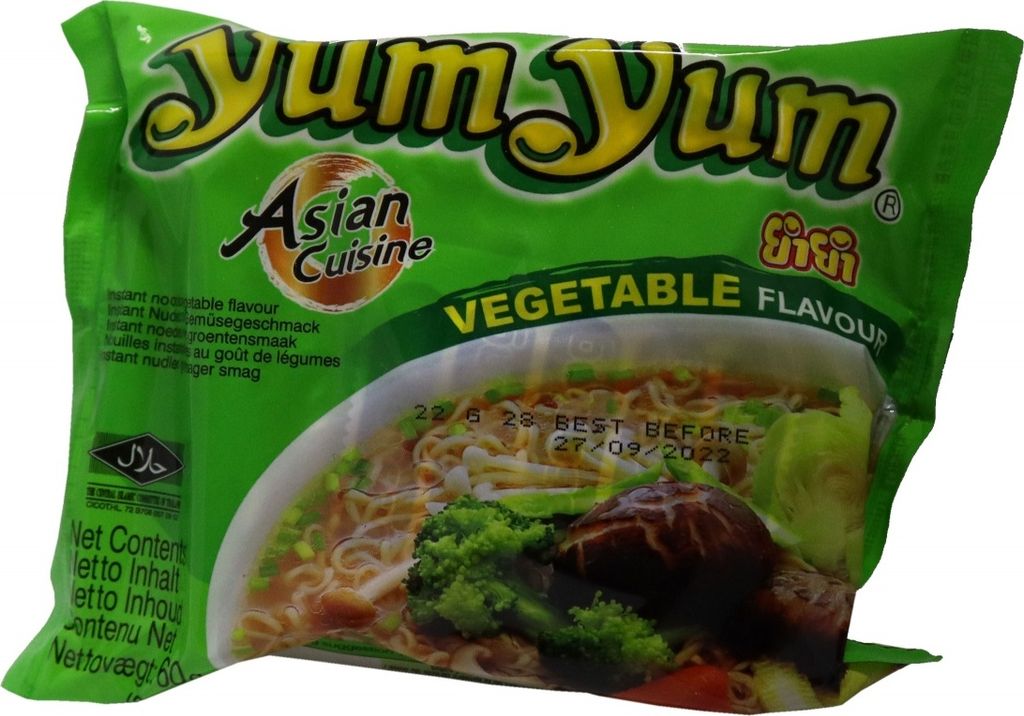 A package of instant noodles.