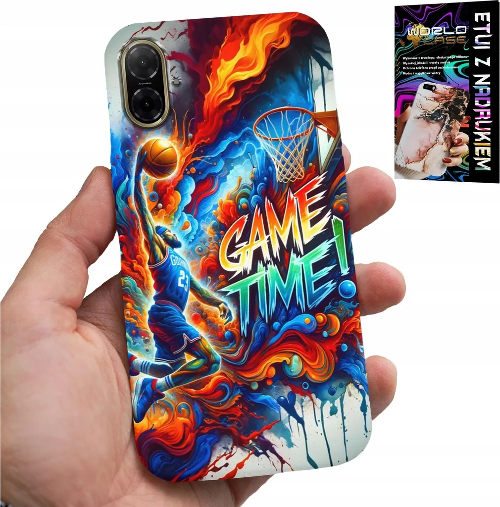 Custodia per Samsung Galaxy A07 4G - Basketball Nba Game Time, Custodia + vetro