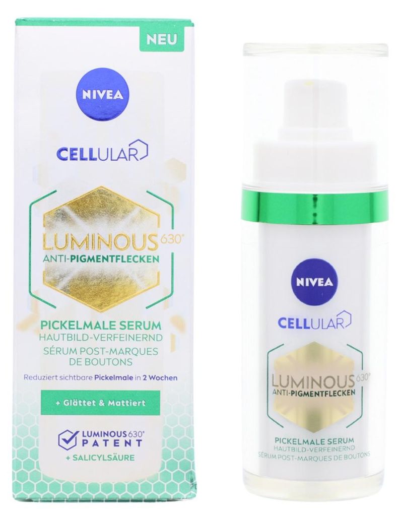 NIVEA Cellular Luminous630® Serum tegen puistjes, 30 ml, Productafbeelding 