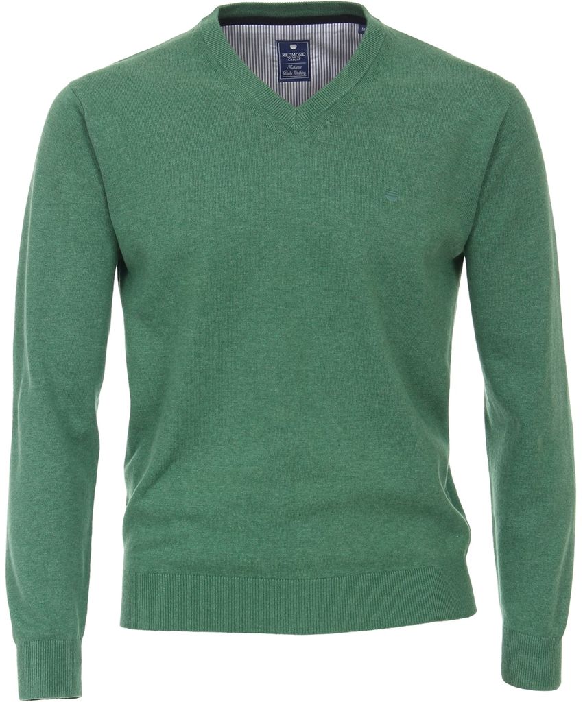 REDMOND V-Neck-Pullover Grün L