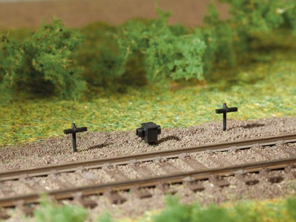 Auhagen 41619, HO (1:87), Schwarz
