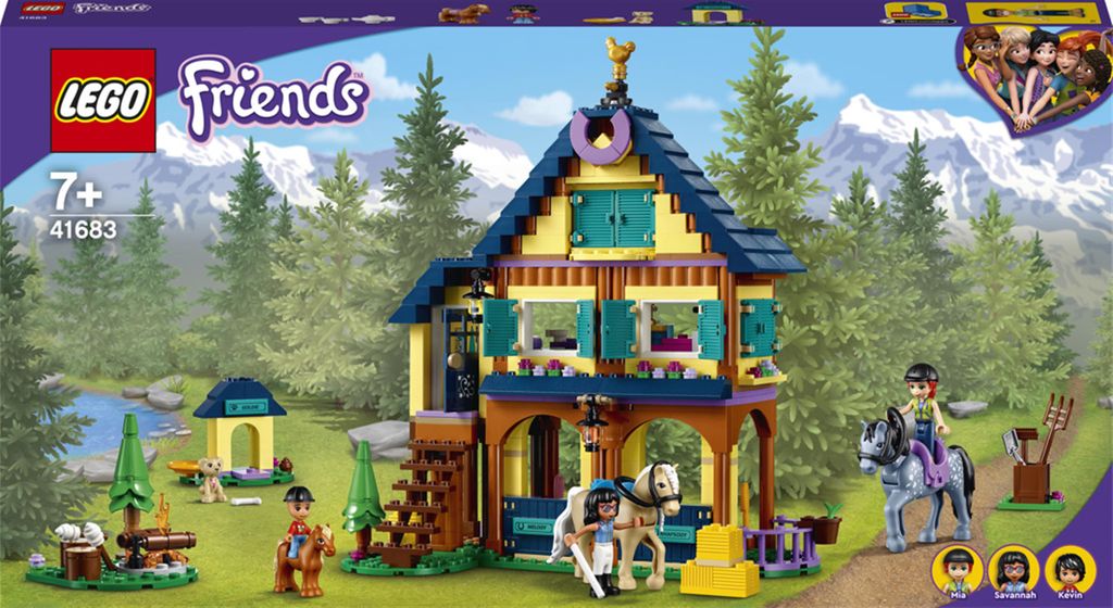 LEGO Friends 41683 - Baza jeździecka w lesie Zdjęcie produktu 