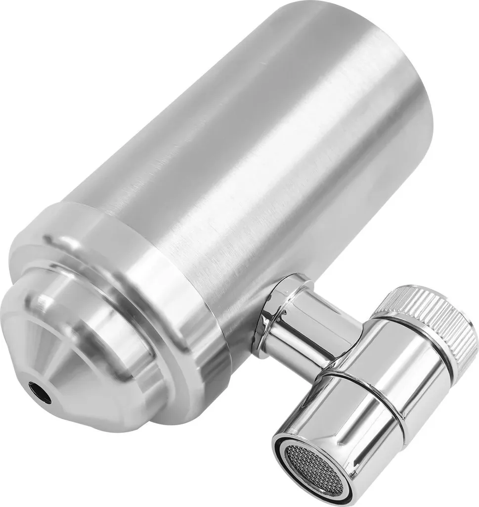 Système de filtration d'eau pour évier et baignoire acier blanc
