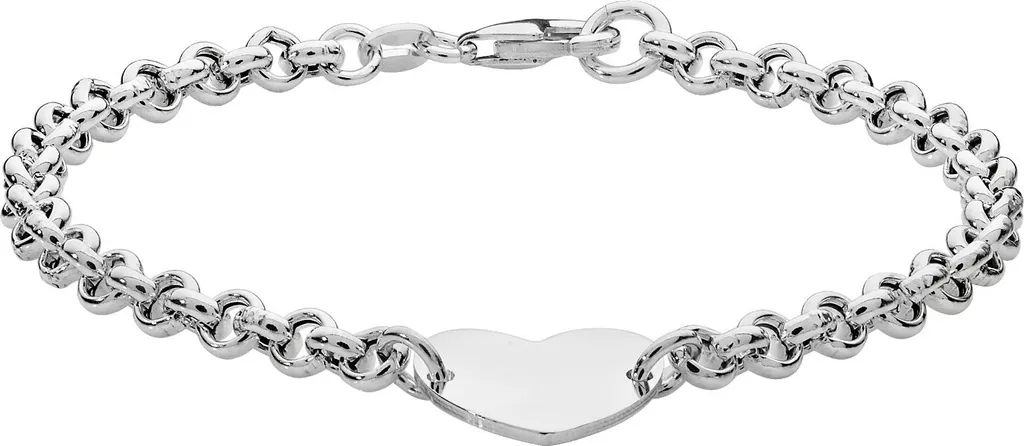 Bracelet Femme Argent 925 Coeur - Cadeau Idéal Saint Valentin - 5g