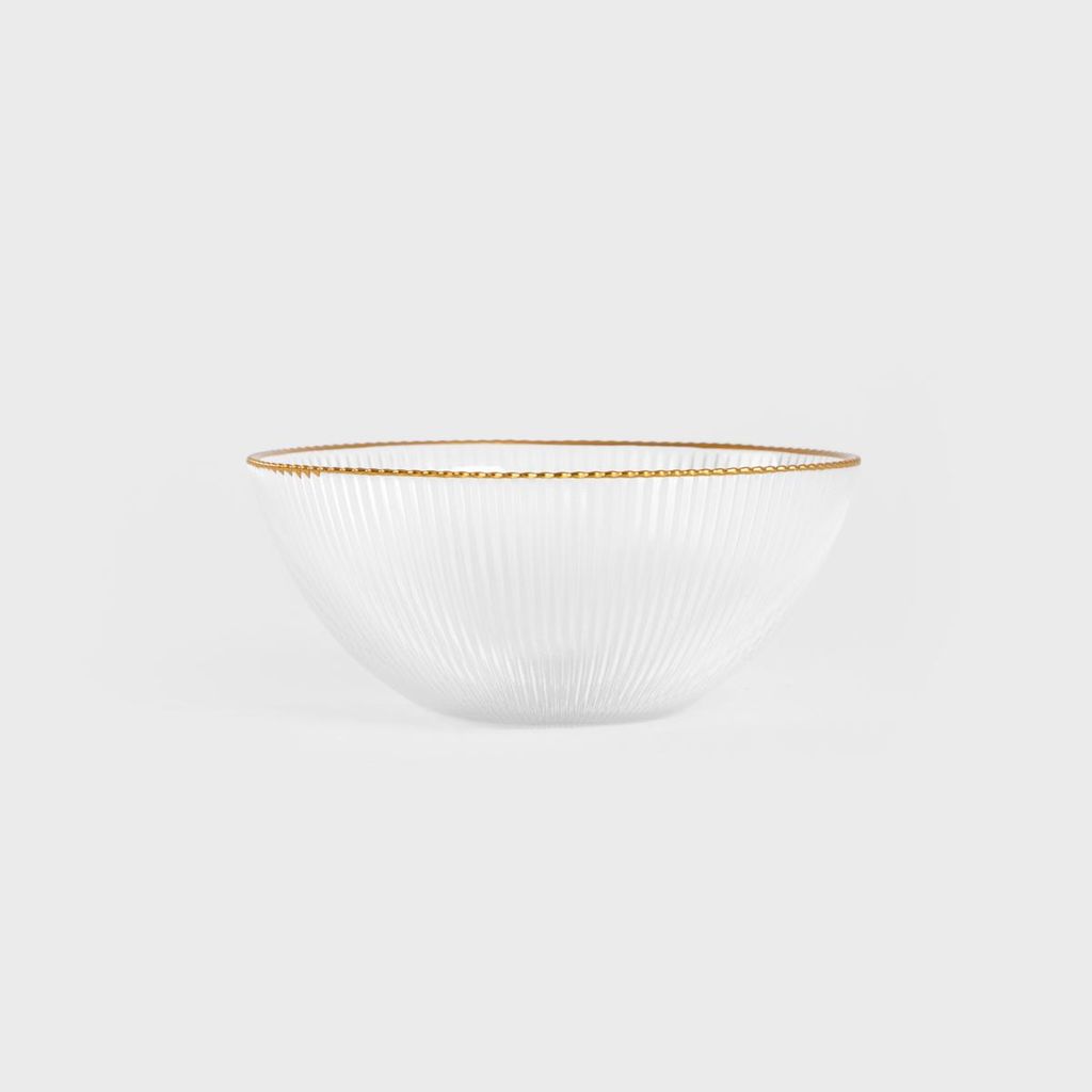 HOMLA LYNN Schale mit Goldrand klein 15x7 cm Produktbild 