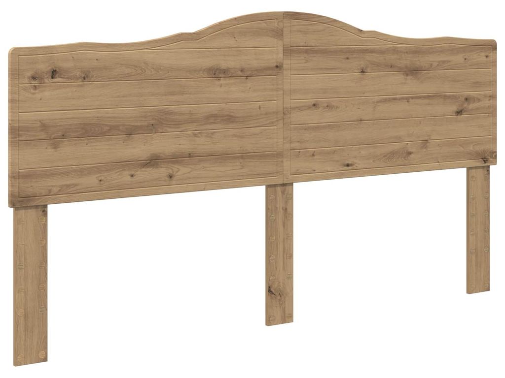 vidaXL Zagłówek Artisan dąb materiał drewnopochodny Zdjęcie produktu 