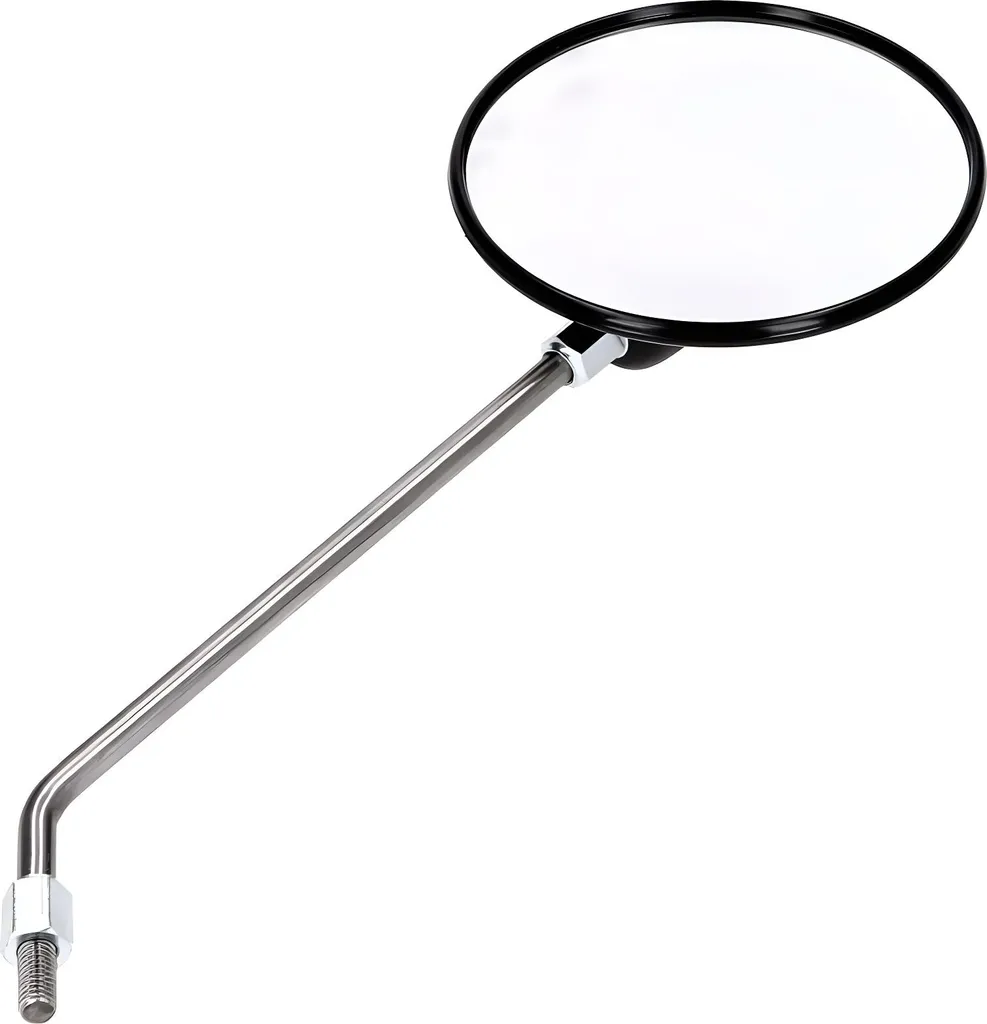 Rétroviseur universel 120mm M8 droite en chrome haute visibilité moto
