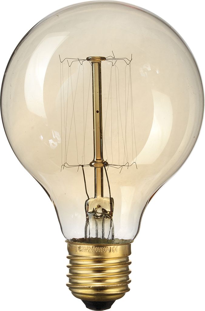 ELFELAND G80 Vintage Glühbirne 60W - Retro-Design Edison Produktbild 